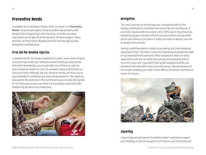 Gray Bearded Green Beret’s Guide to Surviving the Wild (Hardcover): Essential Bushcraft and First Aid Skills for Surviving the Great Outdoors