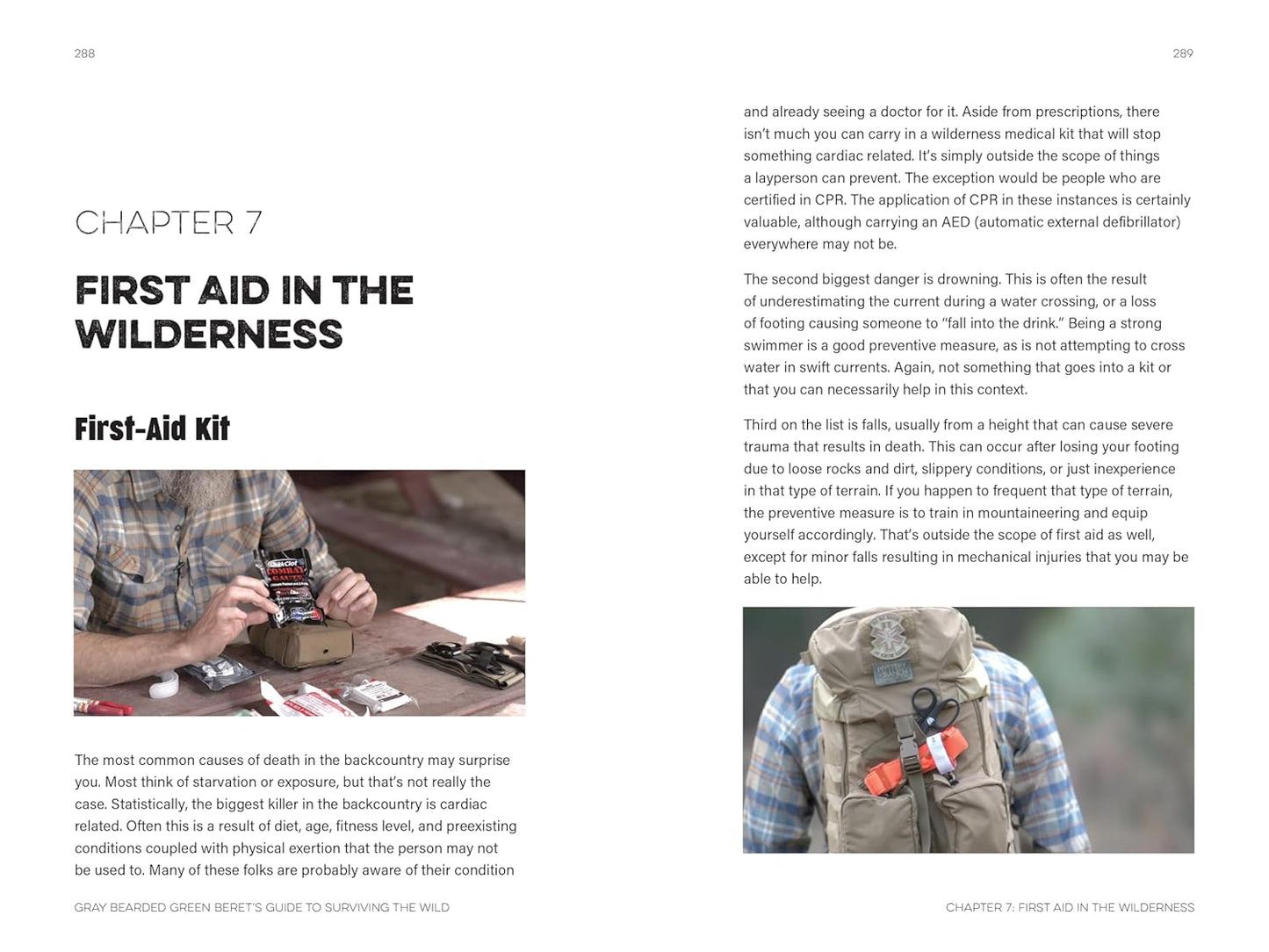 Gray Bearded Green Beret’s Guide to Surviving the Wild (Hardcover): Essential Bushcraft and First Aid Skills for Surviving the Great Outdoors