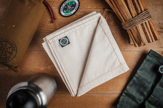 GB2 Bushcraft Multipurpose Cloth - Canvas GP (General Purpose) Versacloth Flat Lay