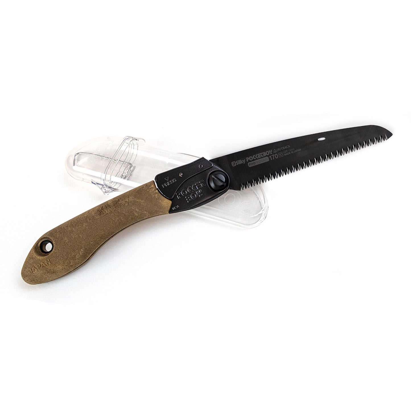 Silky PocketBoy Outback Edition Folding Saw: The Ultimate Outdoor Cutting Tool with case