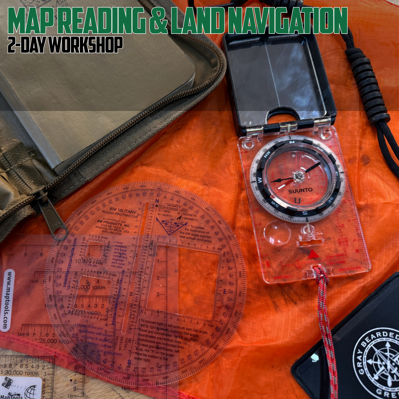 Map Reading and Land Navigation Workshop — 2-Day Weekend Training