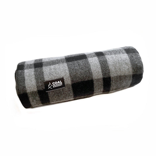 Blackandgraywoolblanket