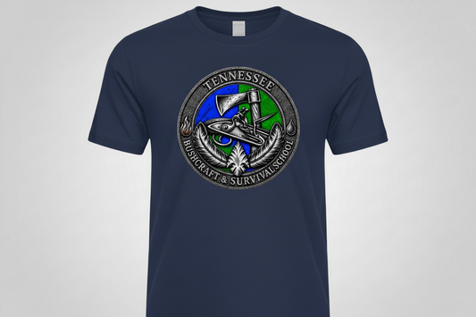 Tennessee Bushcraft & Survival School Color Logo T-shirt