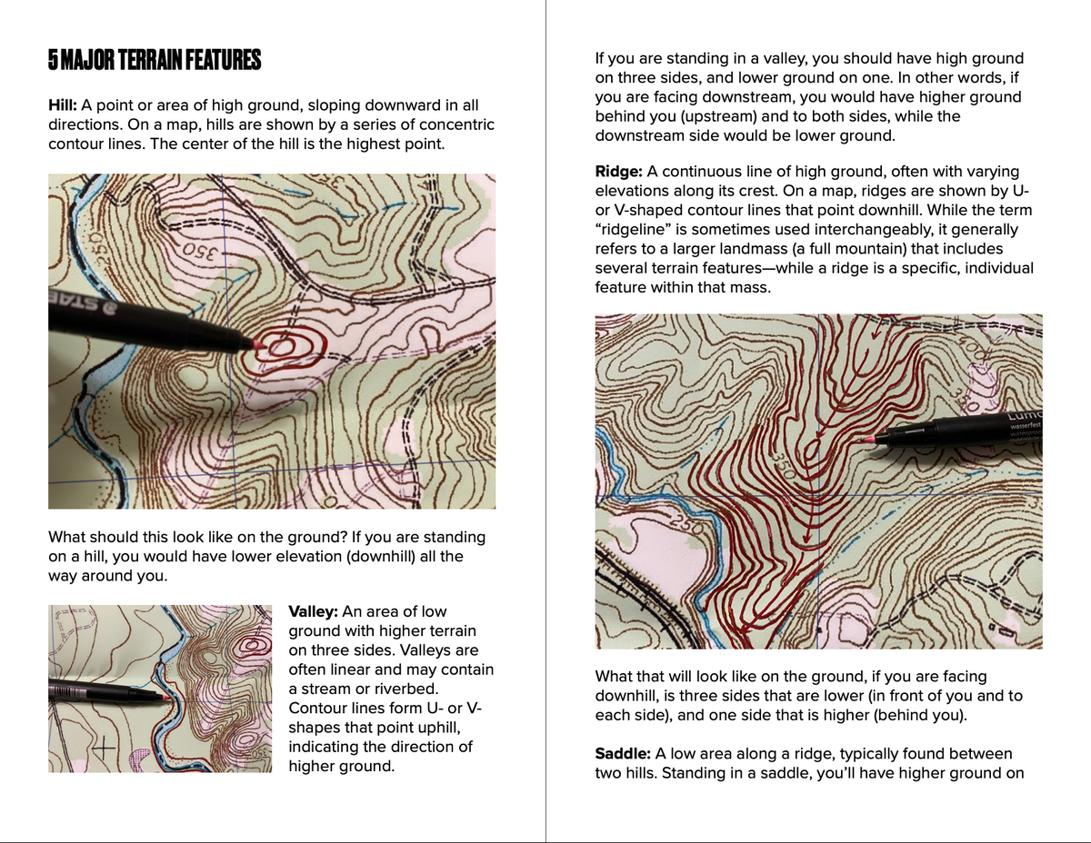 Sample Full Size Topographic Map.pdf Master Navigator PDF Part 3 | Elevation & Relief – Gray Bearded Green Beret