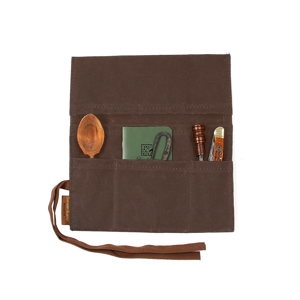 Oilcloth Gear Roll Up Bag