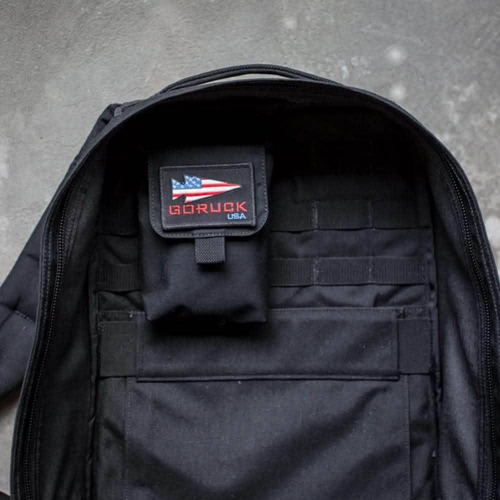 Simple Side Pocket Inside Ruck