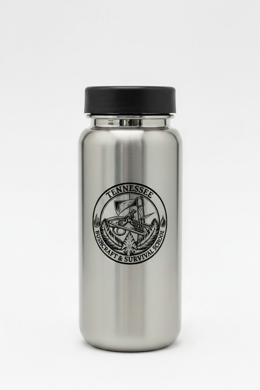 Tennessee Bushcraft & Survival School Water Bottle