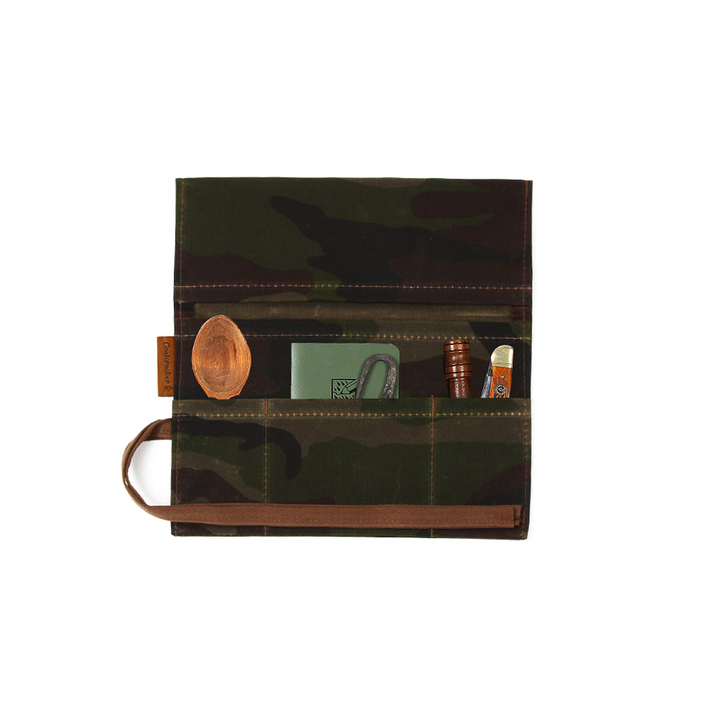 Oilcloth Gear Roll Up Bag