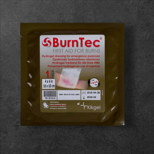 BurnTec Dressing (4x4) – FDA-Cleared Hydrogel Burn Dressing for Effective Relief and Healing