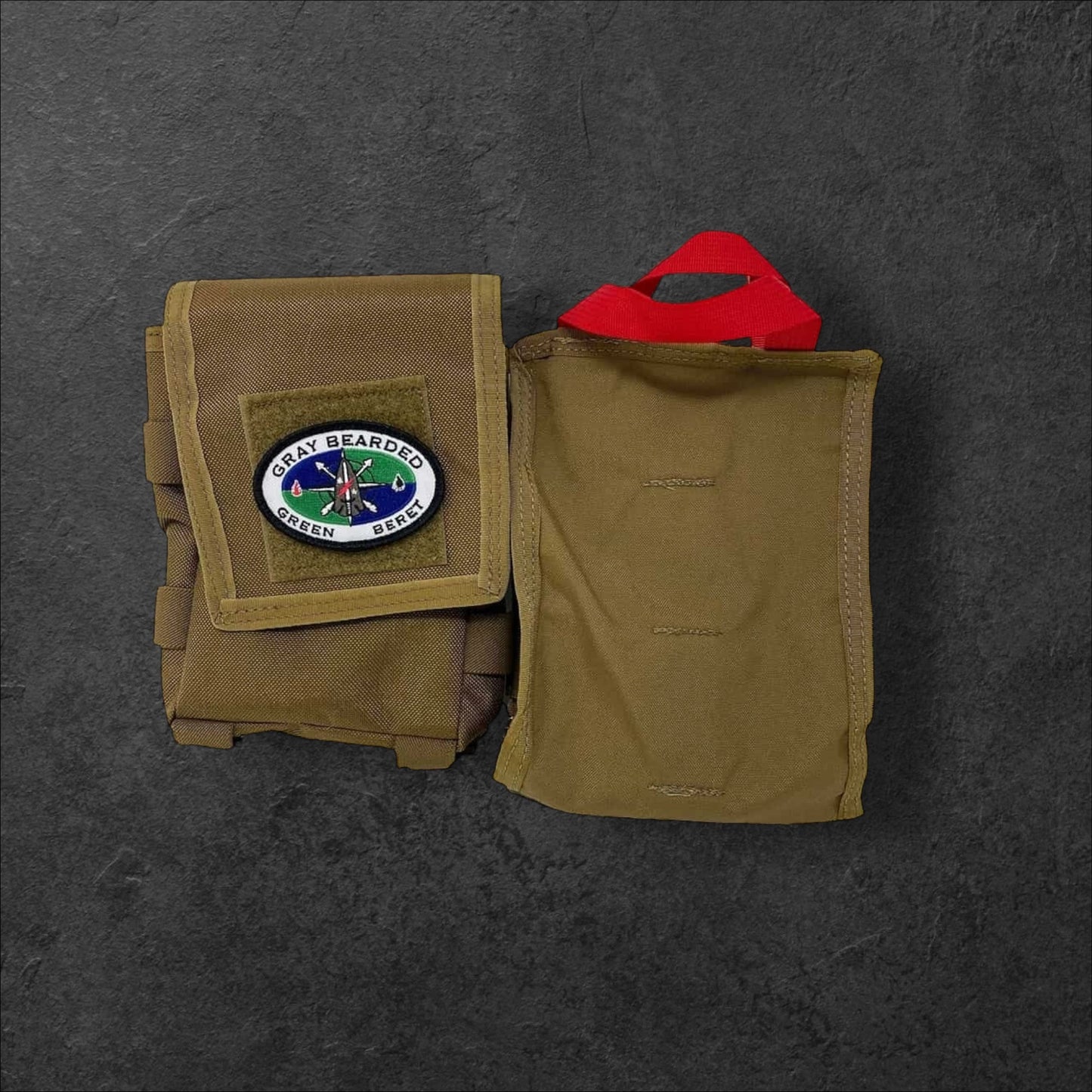 GB2 Custom IFAK Pouch – Rapid-Access Individual First Aid Kit Pouch for MOLLE and Belts Pouch and Insert