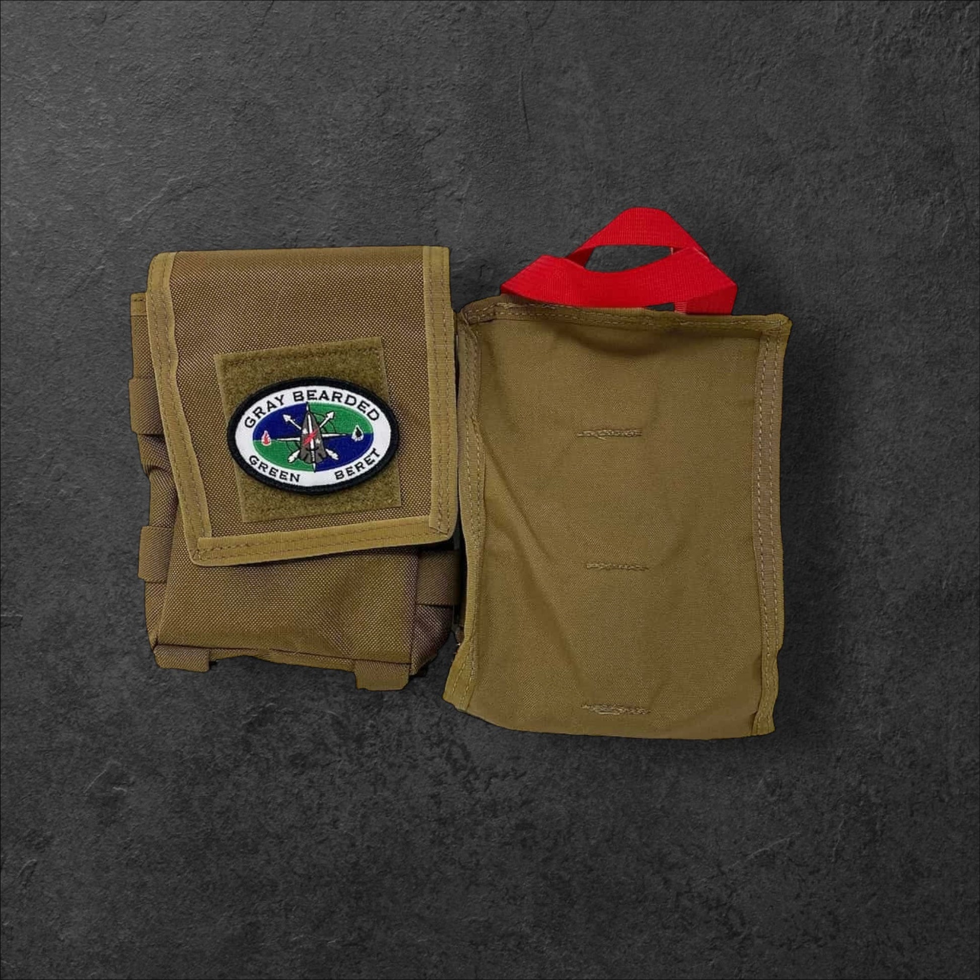 GB2 Custom IFAK Pouch – Rapid-Access Individual First Aid Kit Pouch for MOLLE and Belts Pouch and Insert