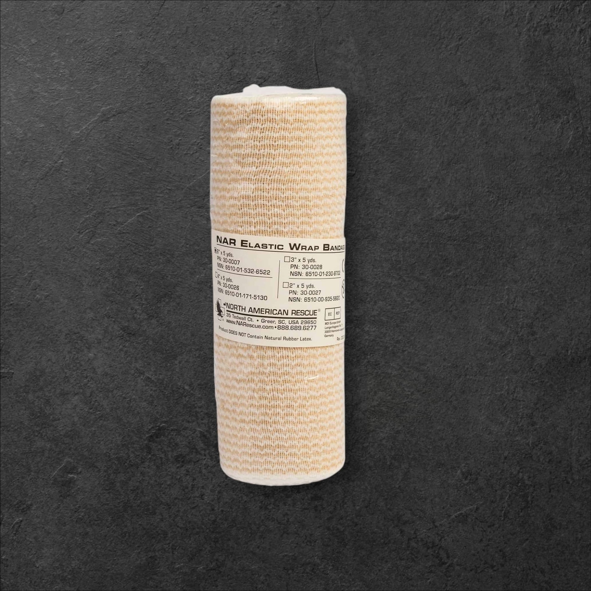 NAR Elastic Wrap Bandage (6") for Ultimate Support and Compression