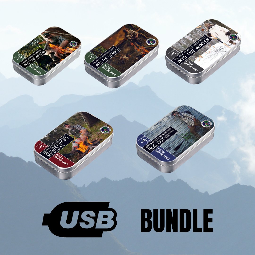 GB2 Film Bundle (USB Thumb Drive) - Gray Bearded Green Beret