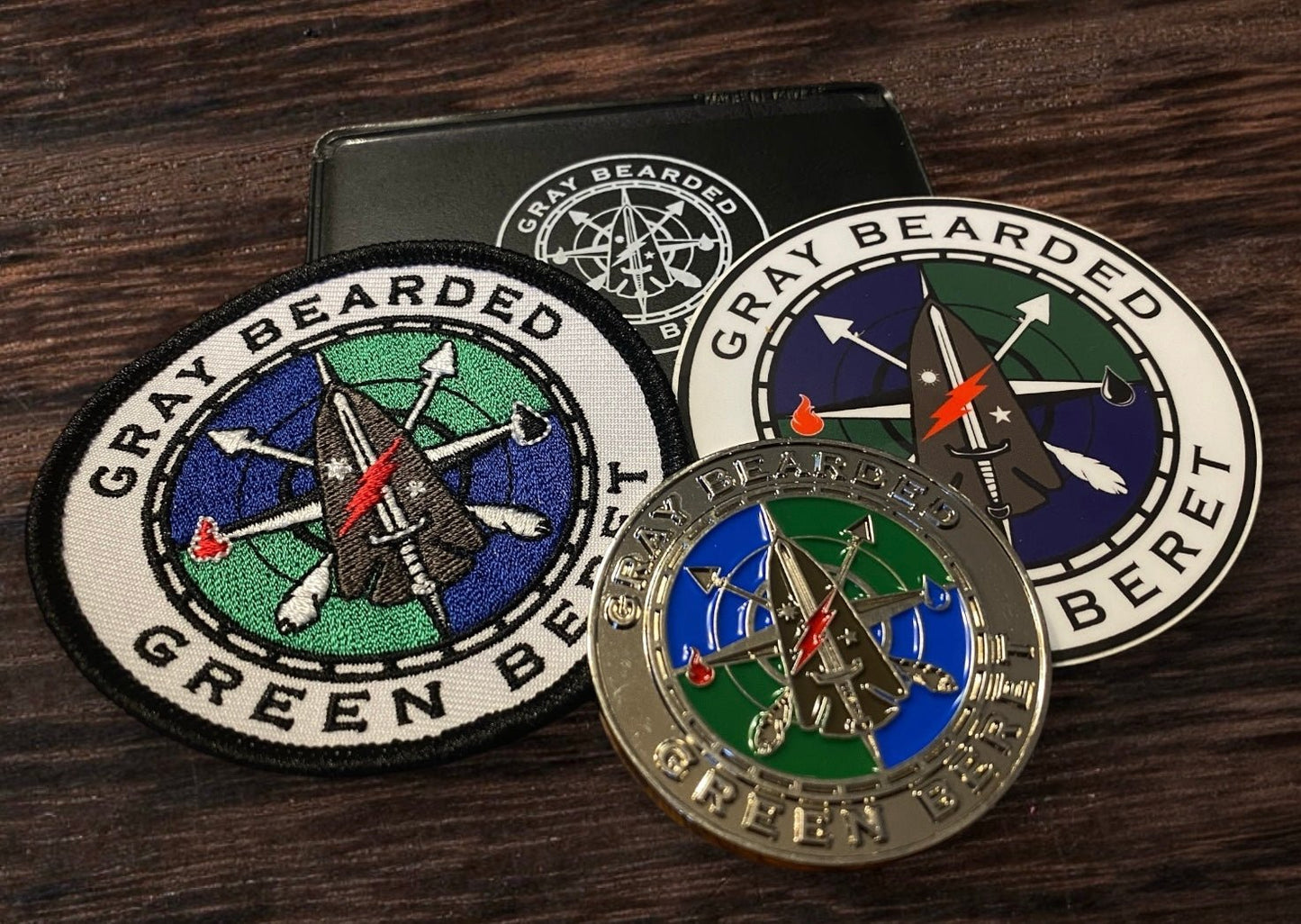 GB2 Logo Swag Bag - Gray Bearded Green Beret