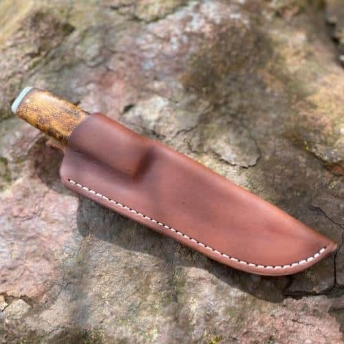 Gray Bearded Green Beret Puukko - High Carbon Steel Survival and Bushcraft Knife - Gray Bearded Green Beret