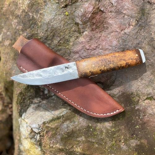 Gray Bearded Green Beret Puukko - High Carbon Steel Survival and Bushcraft Knife - Gray Bearded Green Beret