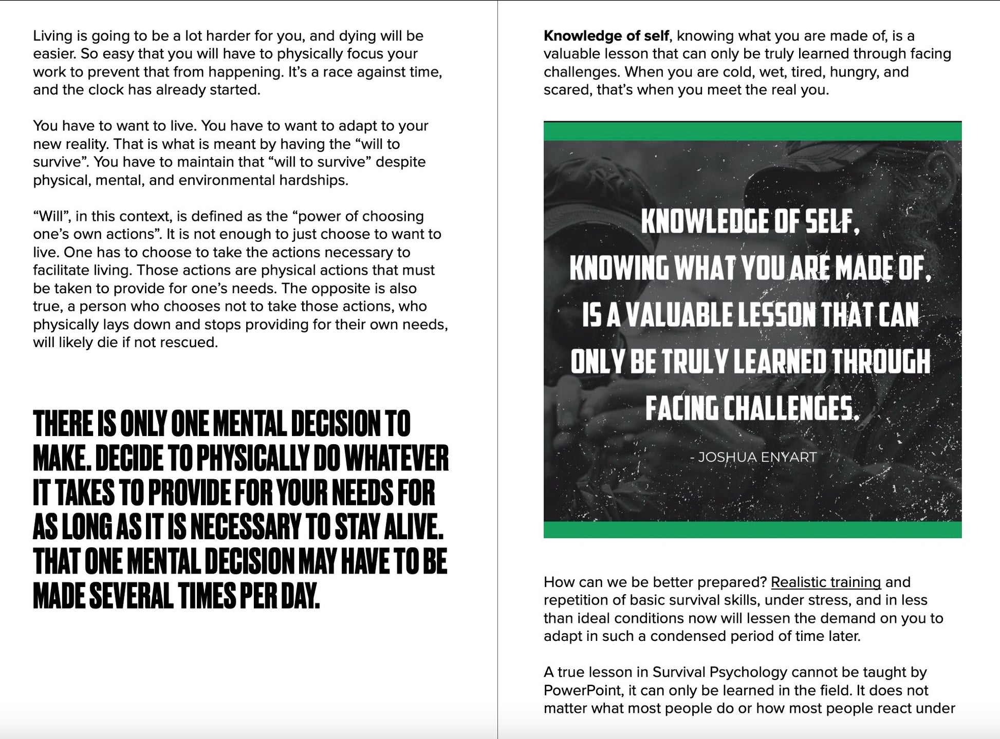 Gray Beard's Survival Principles School Digital PDF - Gray Bearded Green Beret