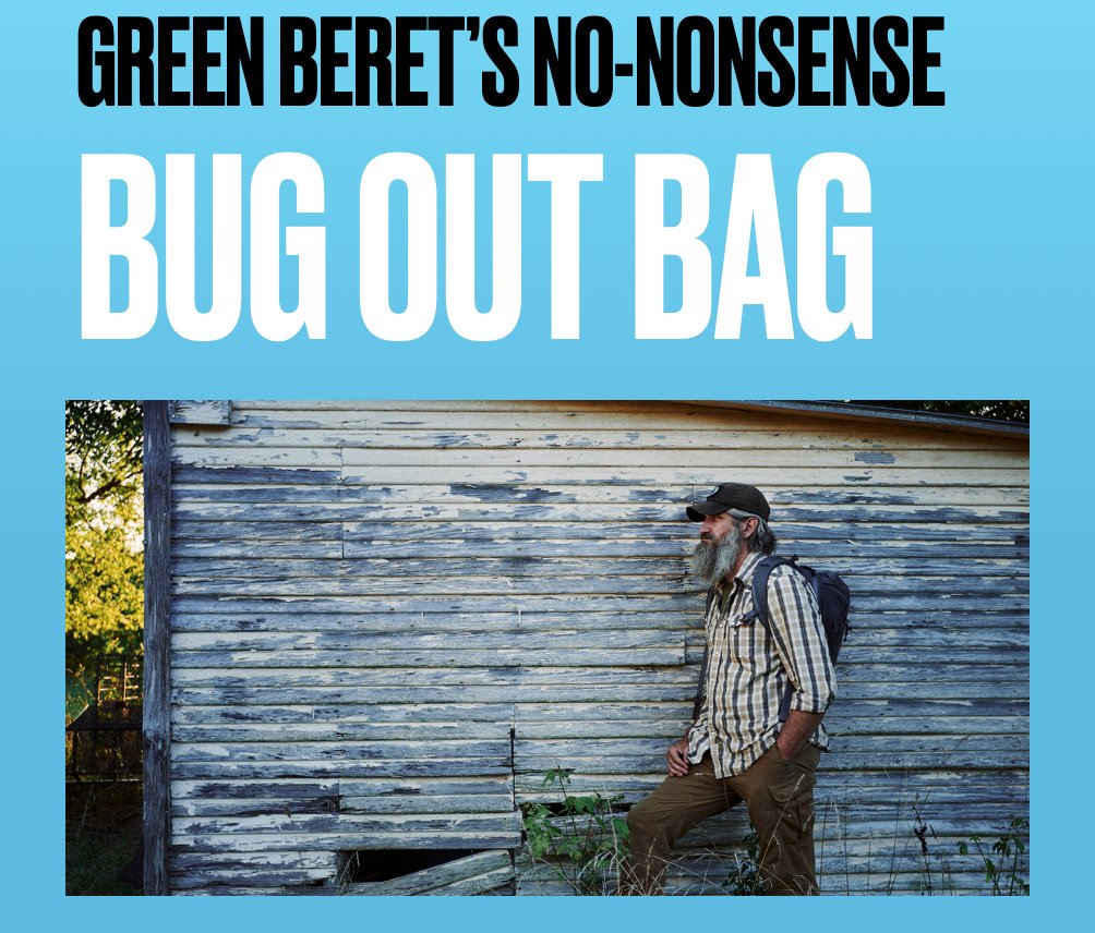 Green Beret's No - Nonsense Bug Out Part IV: Bug Out Bag Digital PDF - Gray Bearded Green Beret