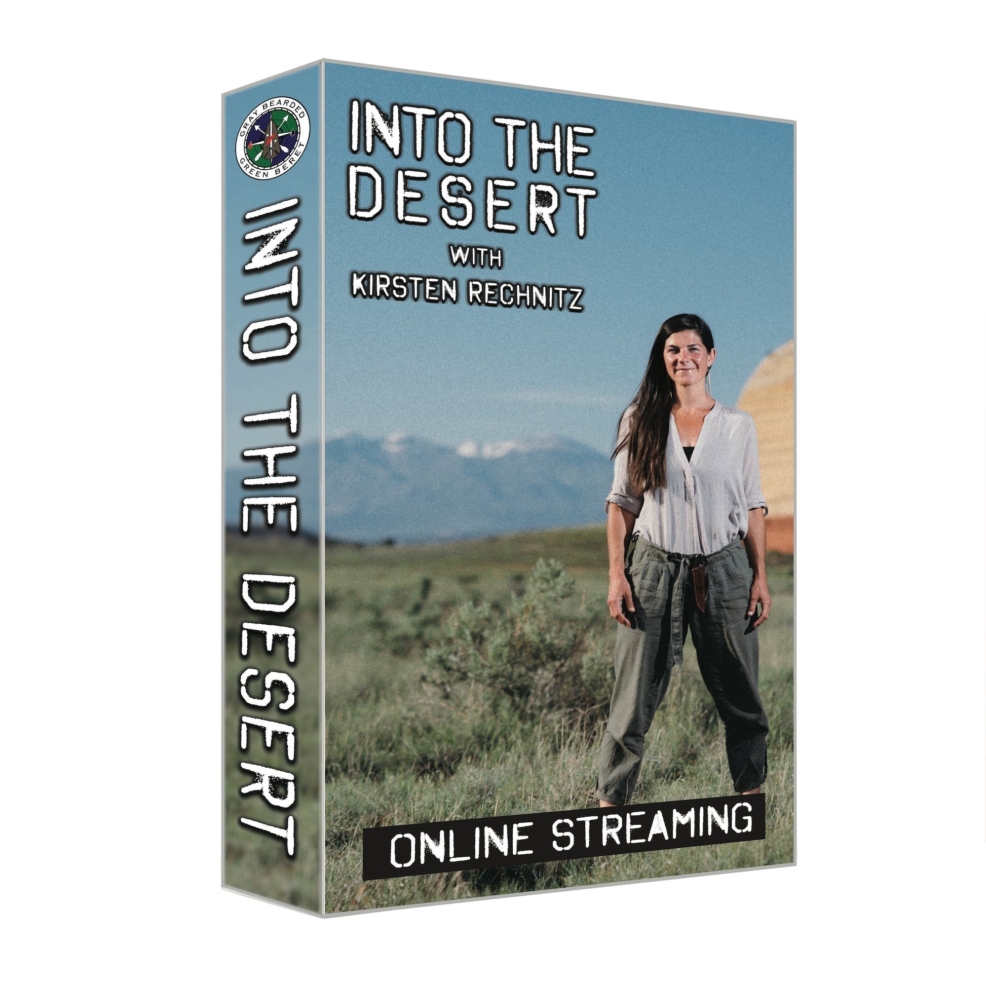 Into the Desert with Kirsten Rechnitz DVD + Free Streaming Limited Offer - Gray Bearded Green Beret