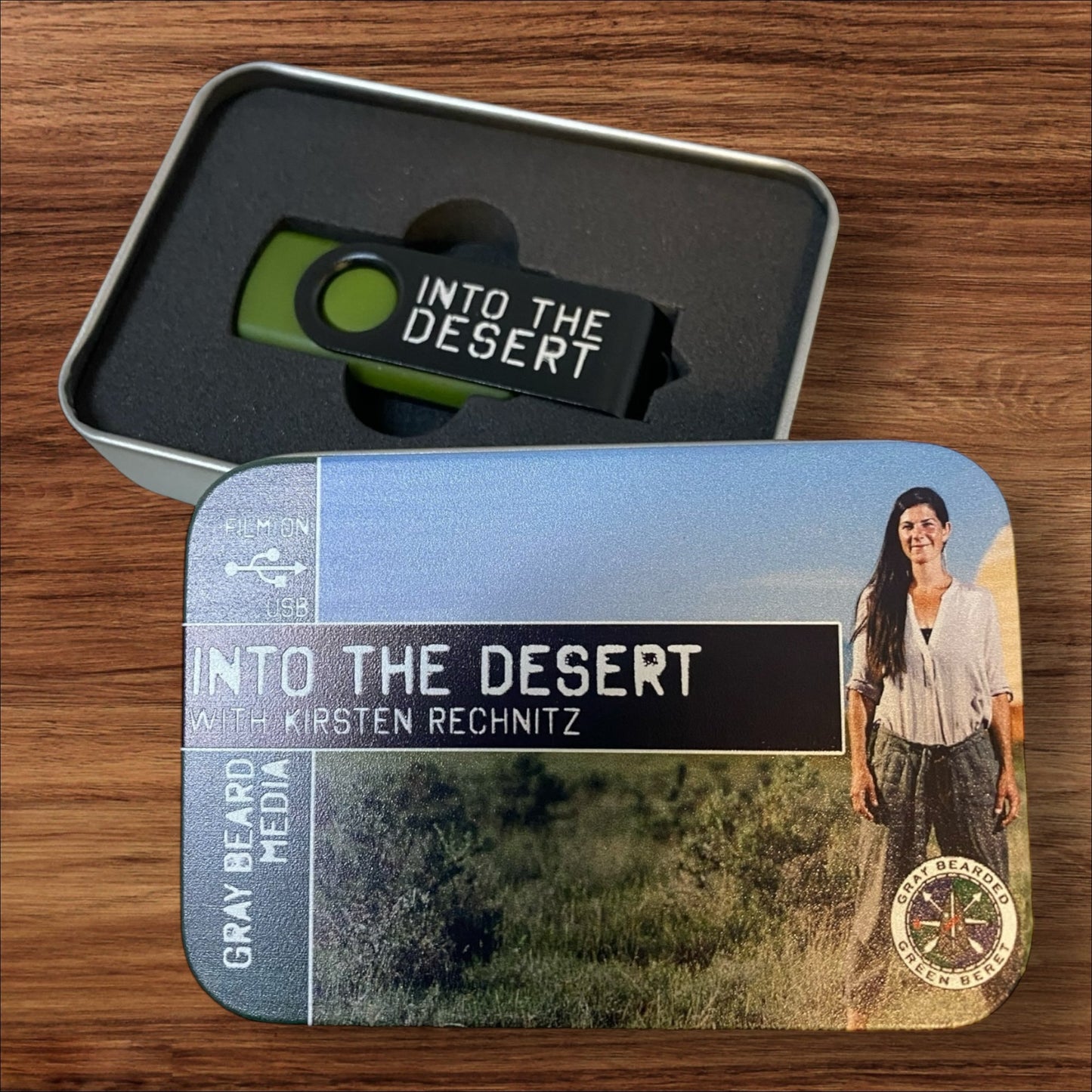 Into the Desert with Kirsten Rechnitz (USB Flash Drive) - Gray Bearded Green Beret