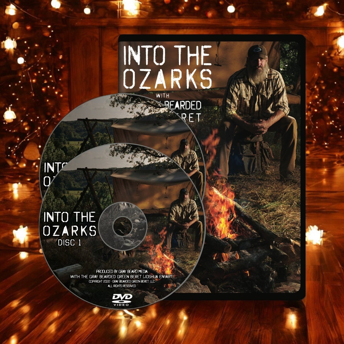 Into the Ozarks: Bushcraft Camp Build (DVD Set) - Gray Bearded Green Beret