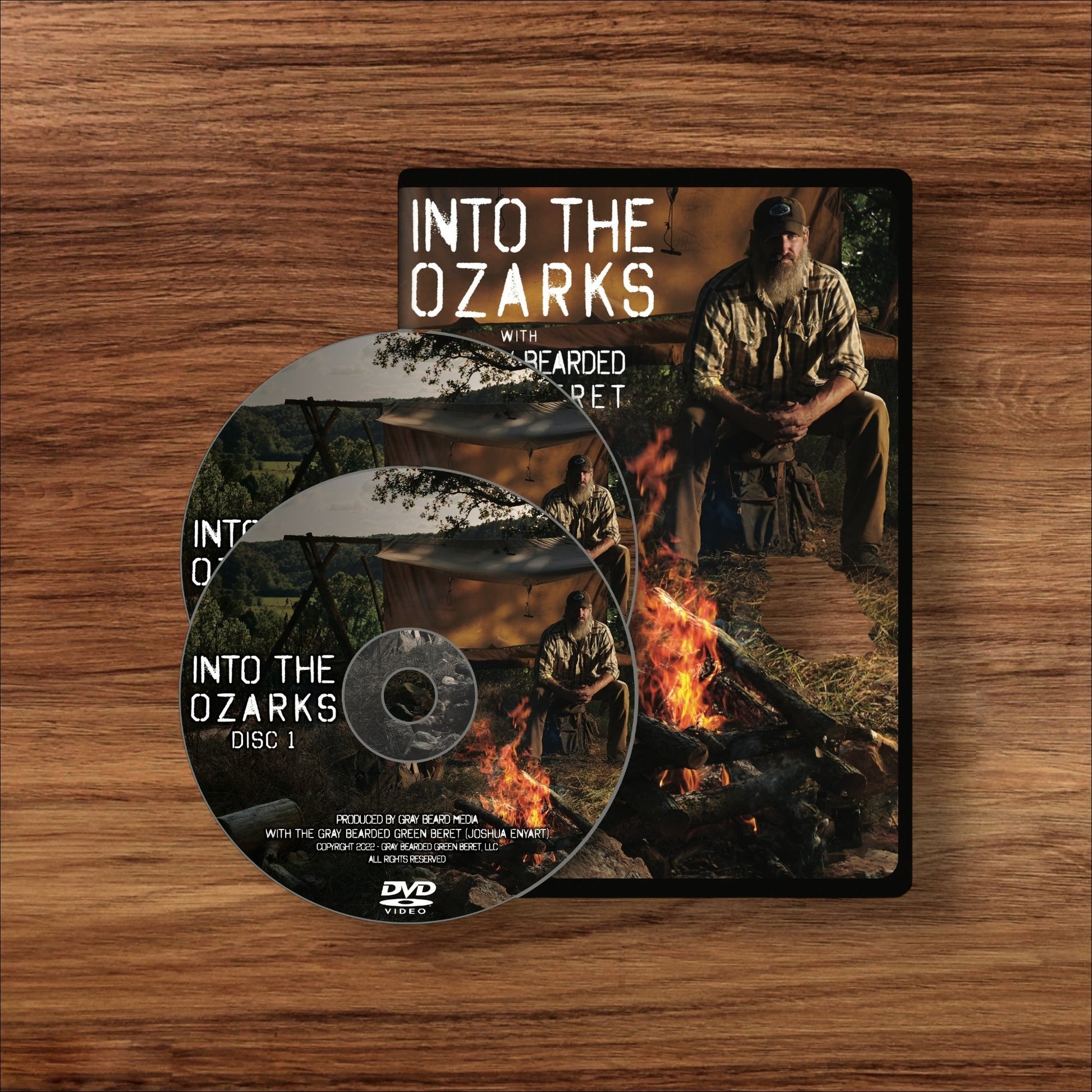 Into the Ozarks: Bushcraft Camp Build (DVD Set) - Gray Bearded Green Beret