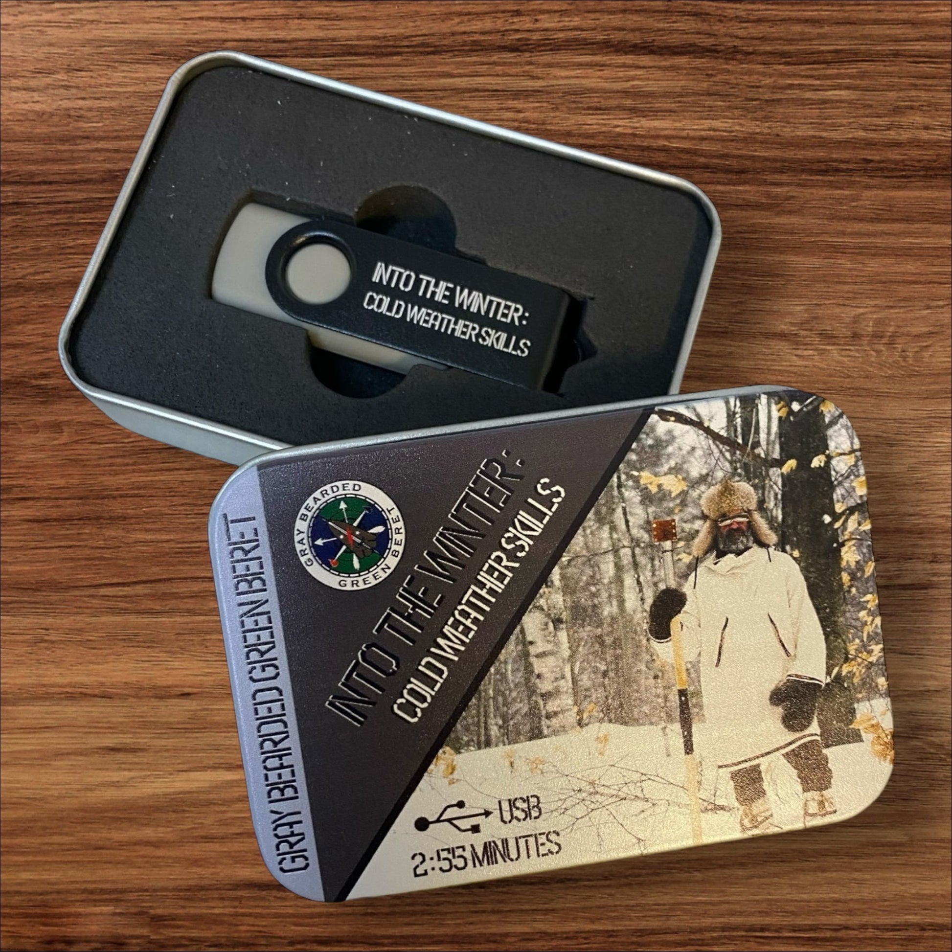 Into the Winter: Cold Weather Skills (USB Flash Drive) - Gray Bearded Green Beret