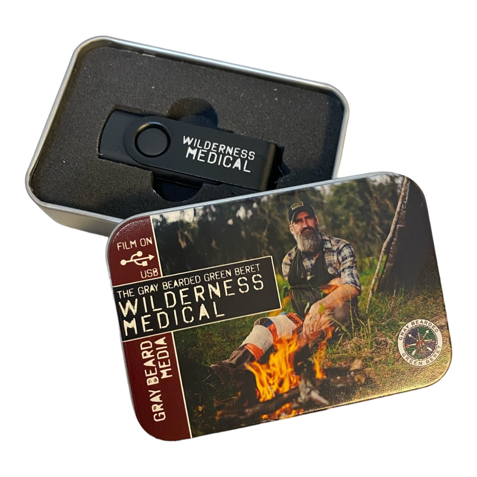 Wilderness Medical (USB Flash Drive) - Gray Bearded Green Beret