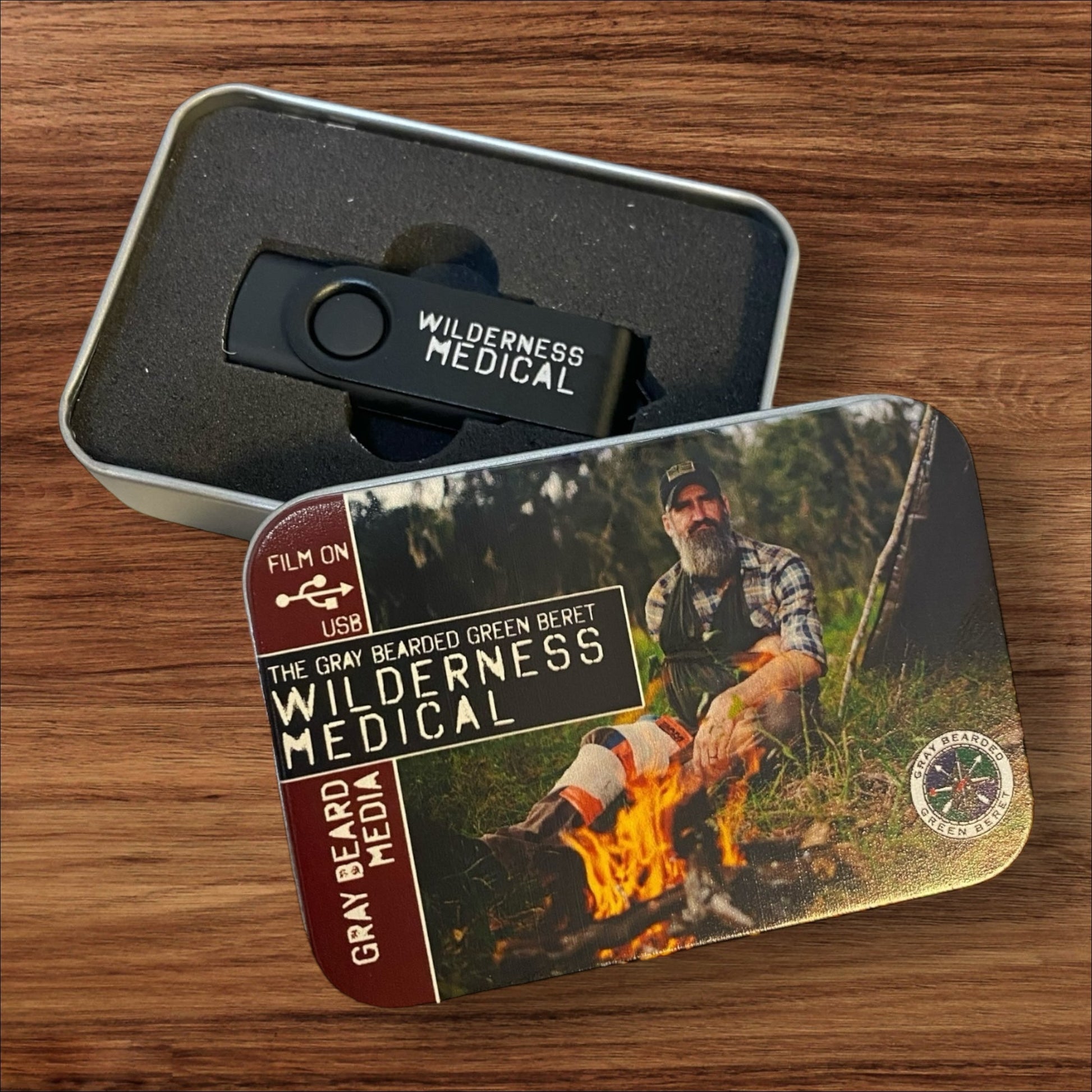 Wilderness Medical (USB Flash Drive) - Gray Bearded Green Beret