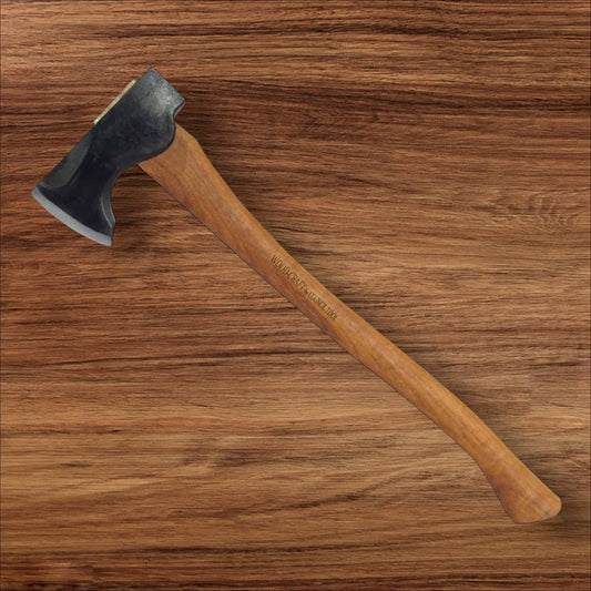 Wood - Craft Pack Axe 2# with 19" Curved Hickory Handle - Gray Bearded Green Beret