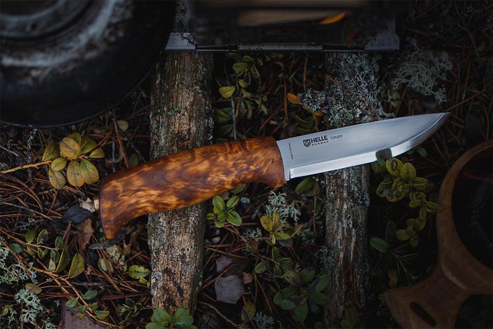 Helle Gaupe Fixed Blade Knife with kuksa