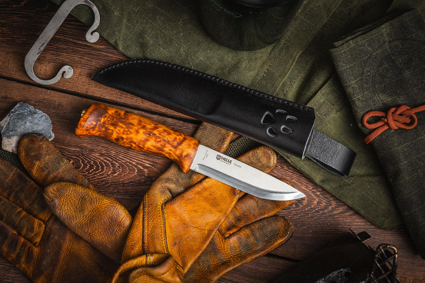 Helle Gaupe Fixed Blade Knife with sheath