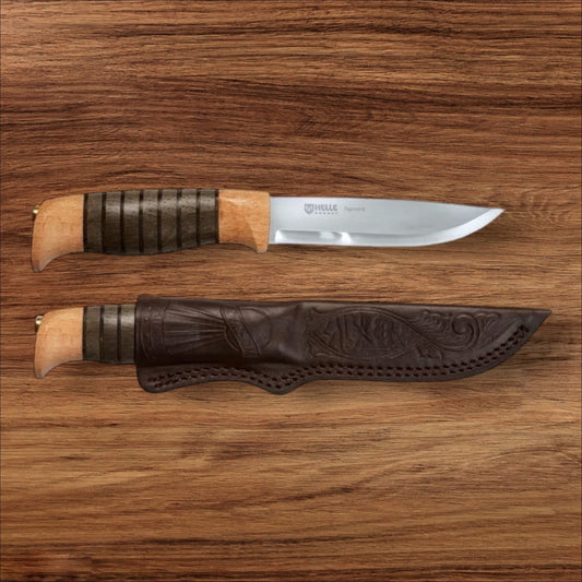 Helle Sigmund Fixed Blade Knife with Sheath