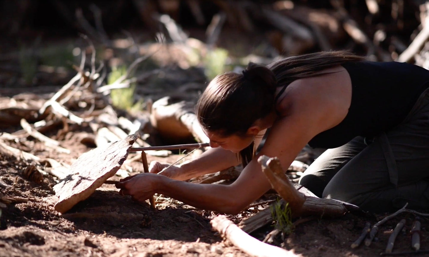 Into the Desert: Desert Survival Film with Kirsten Rechnitz – Essential Skills for Arid Environments (Streaming, USB, and DVD) Primitive Trapping Paiute Deadfall