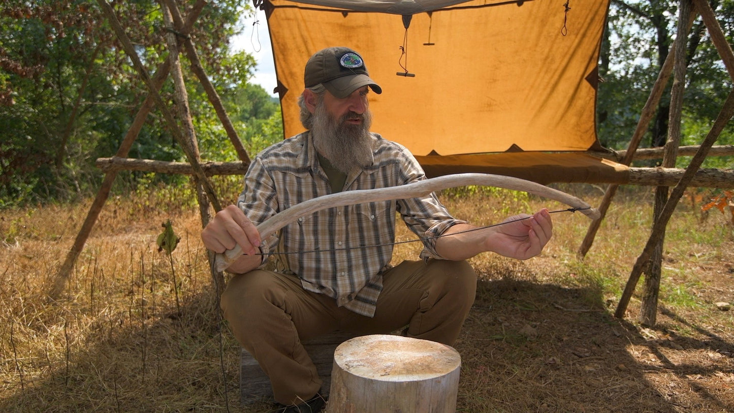 Into the Ozarks: Bushcraft Film with Joshua Enyart – Bushcraft Skills (Streaming, USB, and DVD) Bow Drill