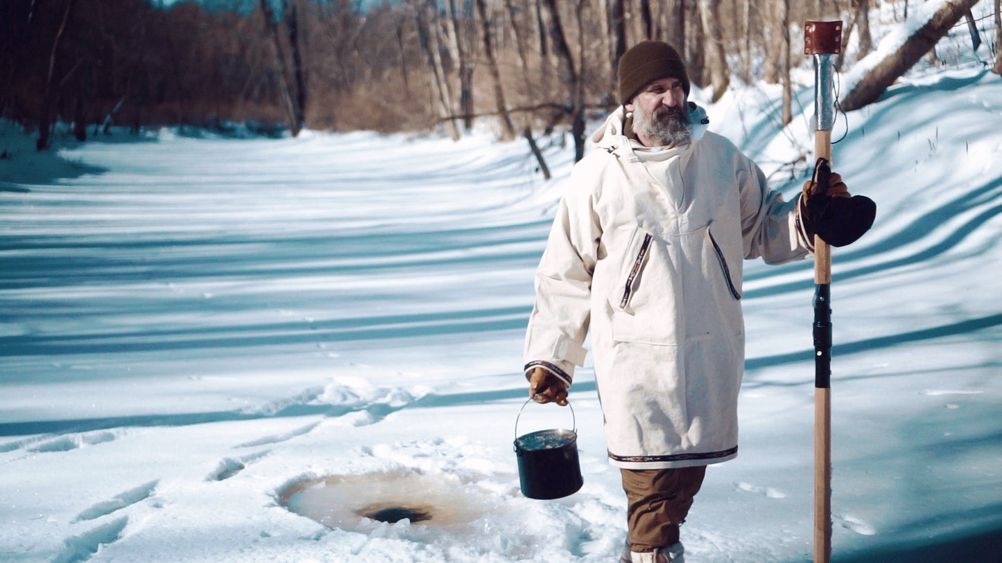 Into the Winter: Winter Survival Film with Joshua Enyart – Essential Skills for Cold Weather Adventures (Streaming, USB, and DVD) Water Procurement