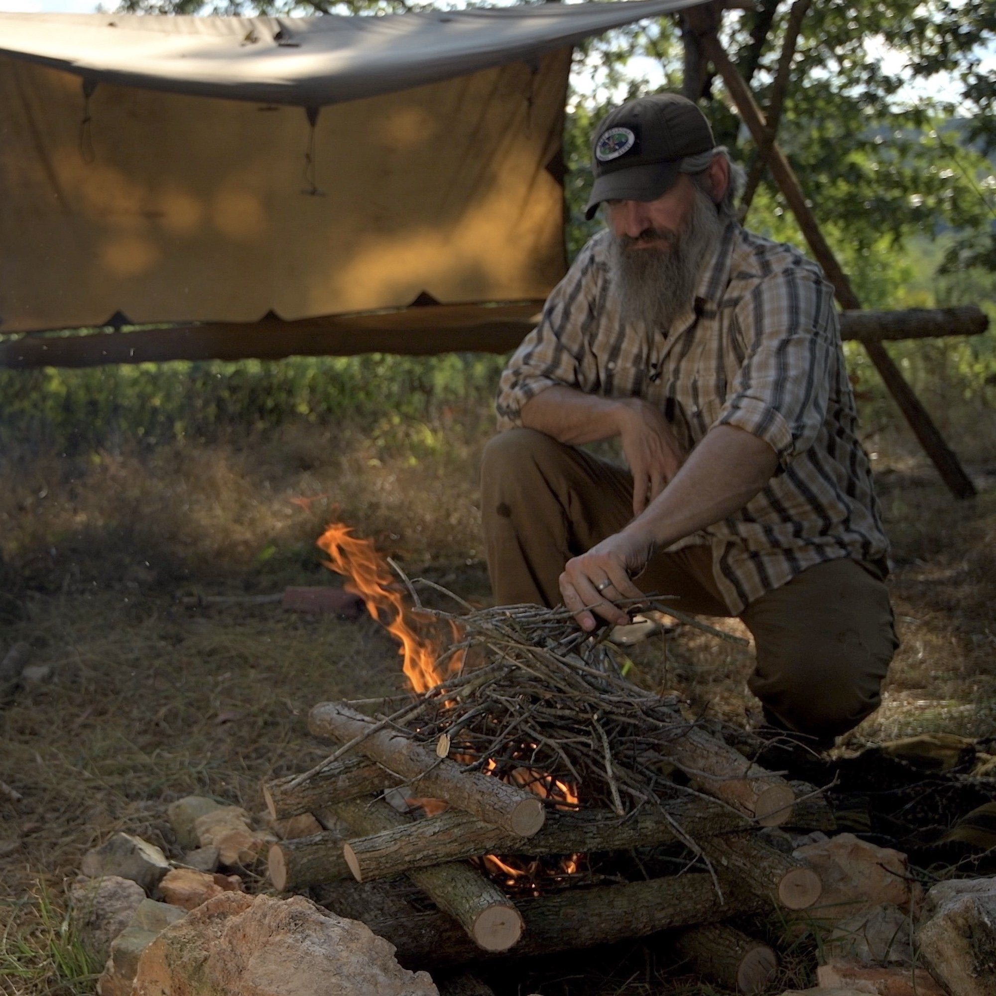 Joshua Enyart Gray Bearded Green Beret Survival School Head Instructor Army Ranger Green Beret Author Surviving The Wild