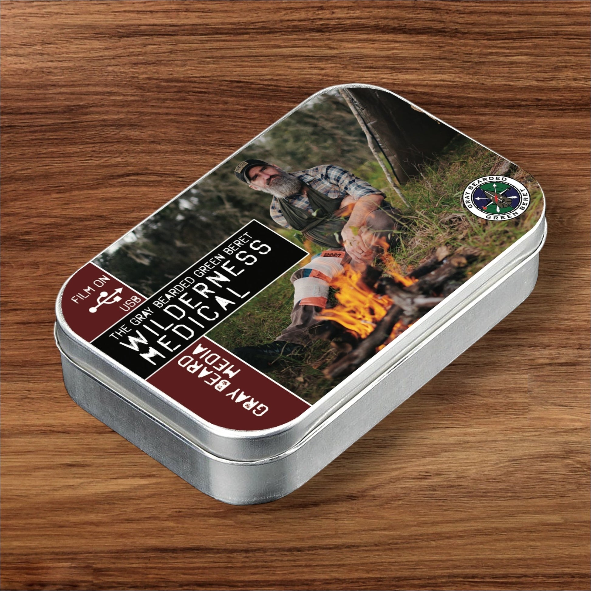 Wilderness Medical Training Film with Joshua Enyart – First Aid Skills for Remote Emergencies (Streaming and USB) Custom USB Flash Drive