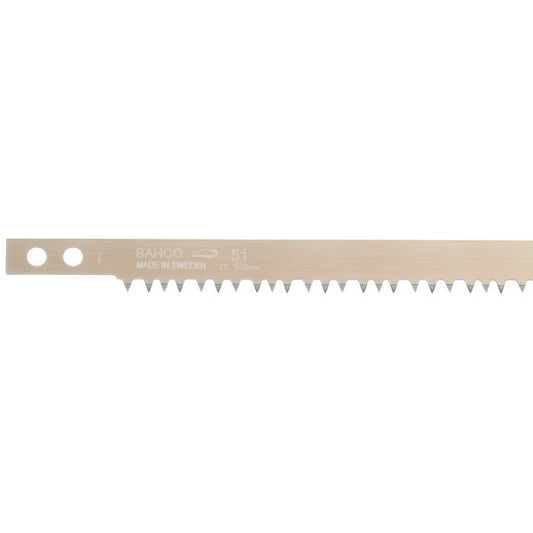 Bahco 21-Inch Buck Saw Blade for Dry Wood - Durable, Rust-Resistant, and Portable