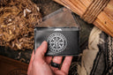 GB2 Fresnel Lens Magnifier Wallet-Sized Fire Starter In Hand