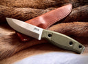 Gray Bearded Green Beret GB2 Jaeger Puukko - Full Tang Hunting and Bushcraft Knife with Sheath