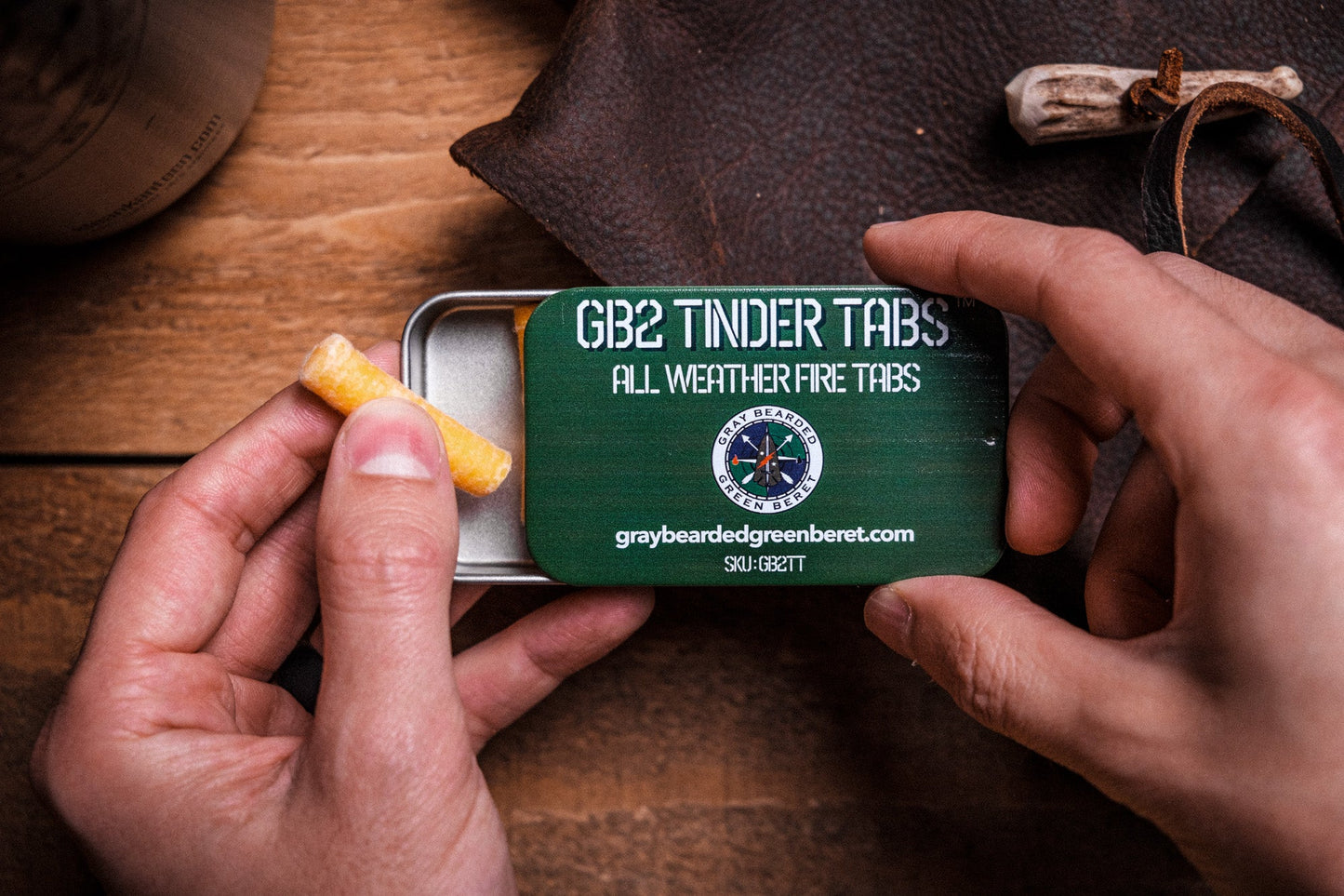 GB2 Tinder Tabs Emergency Tinder - Gray Bearded Green Beret